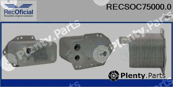 Recoficial RECSOC75000.0 — Oil Cooler, engine oil