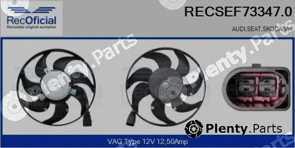 Recoficial RECSEF73347.0 — Fan, engine cooling