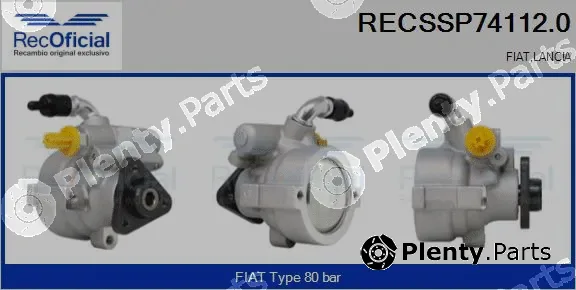 Recoficial RECSSP74112.0 — Hydraulic Pump, steering