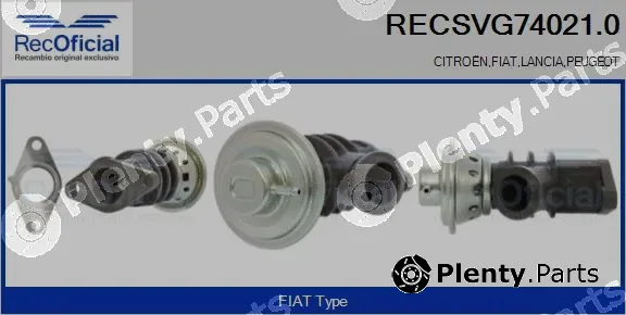 Recoficial RECSVG74021.0 — EGR Valve