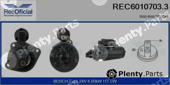 Recoficial REC6010703.3 — Starter