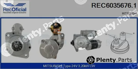 Recoficial REC6035676.1 — Starter