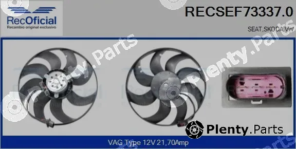 Recoficial RECSEF73337.0 — Fan, engine cooling