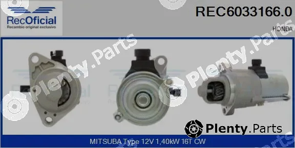 Recoficial REC6033166.0 — Starter