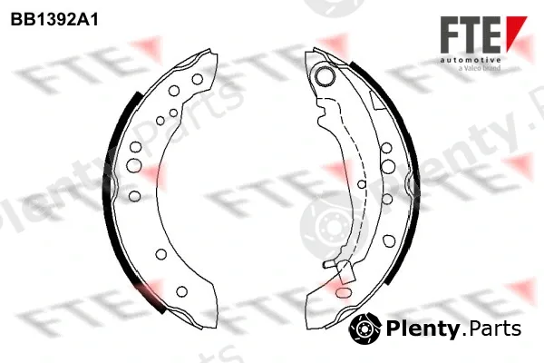 FTE 9100130 — Brake Shoe Set