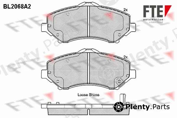 FTE 9010651 — Brake Pad Set, disc brake