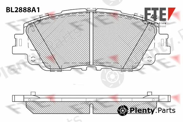 FTE 9011128 — Brake Pad Set, disc brake