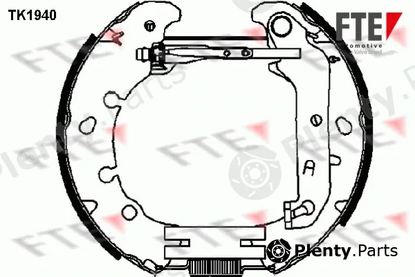 FTE 9110013 — Brake Shoe Set