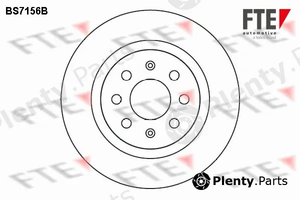 FTE 9082172 — Brake Disc COATED RANGE FTE