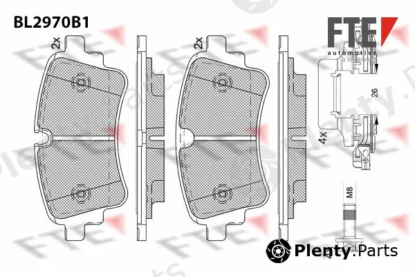 FTE 9011215 — Brake Pad Set, disc brake