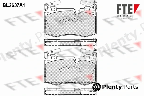 FTE 9010882 — Brake Pad Set, disc brake