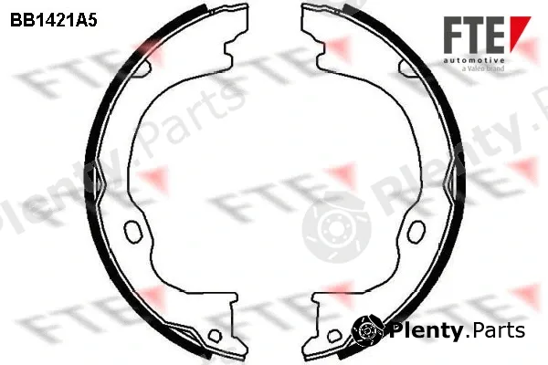 FTE 9100149 — Brake Shoe Set, parking brake