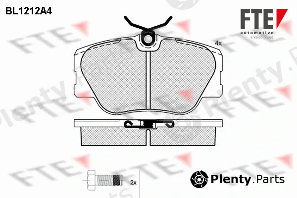 FTE BL1212A4 — Brake Pad Set, disc brake