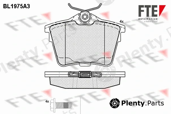 FTE 9010563 — Brake Pad Set, disc brake