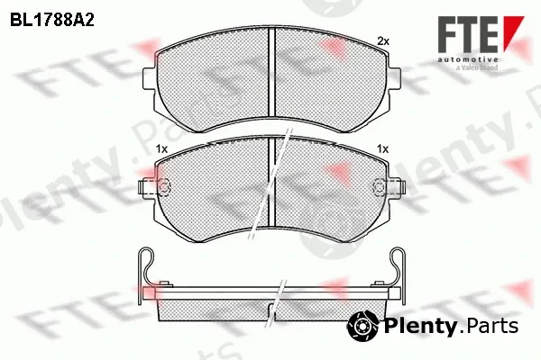 FTE 9010359 — Brake Pad Set, disc brake