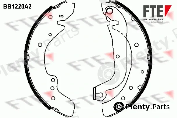 FTE 9100045 — Brake Shoe Set
