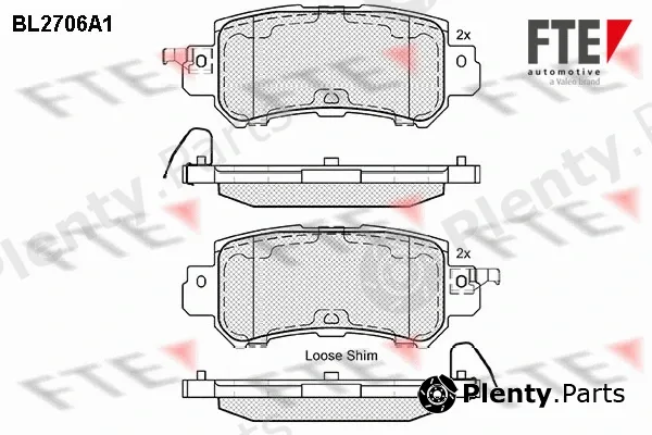FTE 9010932 — Brake Pad Set, disc brake