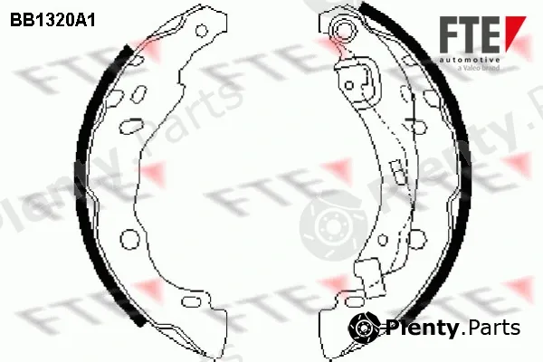 FTE BB1320A1 — Brake Shoe Set