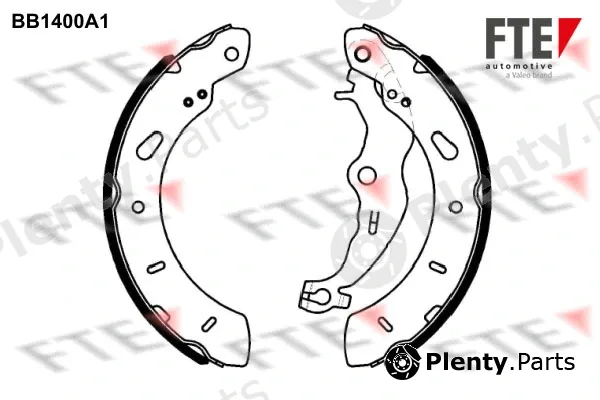 FTE BB1400A1 — Brake Shoe Set