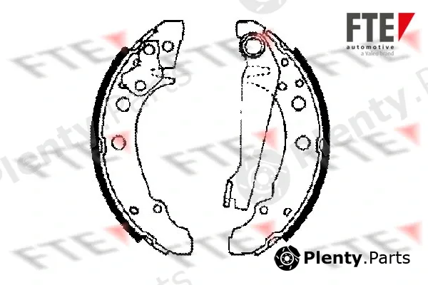 FTE 9100001 — Brake Shoe Set