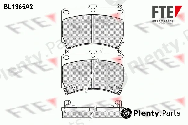 FTE 9010143 — Brake Pad Set, disc brake
