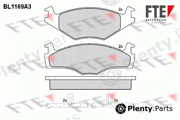 FTE 9010047 — Brake Pad Set, disc brake