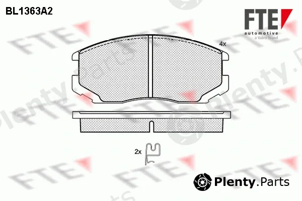 FTE 9010141 — Brake Pad Set, disc brake