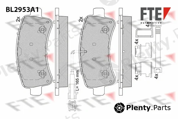 FTE BL2953A1 — Brake Pad Set, disc brake