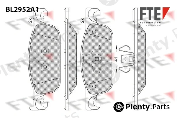 FTE 9011195 — Brake Pad Set, disc brake