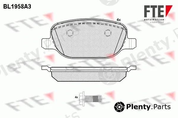 FTE 9010544 — Brake Pad Set, disc brake