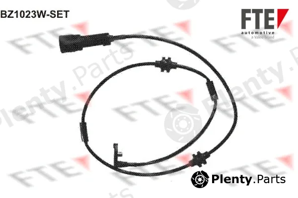 FTE BZ1023W-SET — Warning Contact, brake pad wear