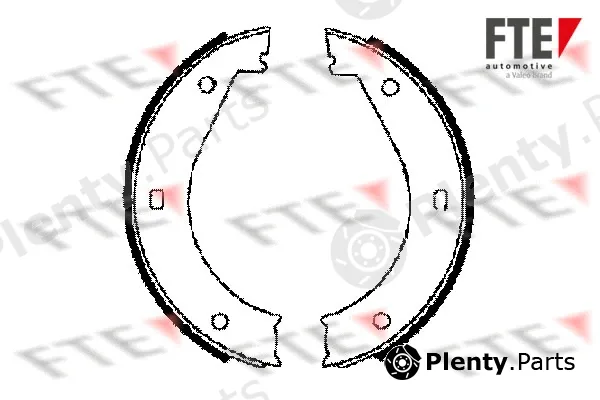 FTE BB1064A5 — Brake Shoe Set, parking brake