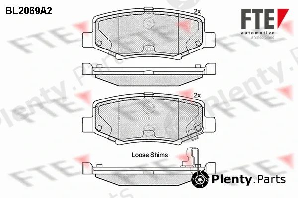 FTE 9010653 — Brake Pad Set, disc brake