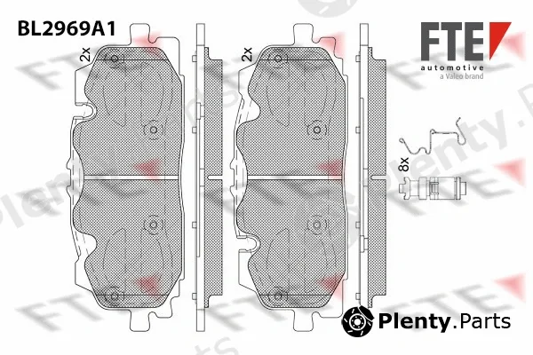 FTE 9011213 — Brake Pad Set, disc brake