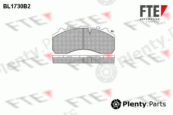 FTE BL1730B2 — Brake Pad Set, disc brake