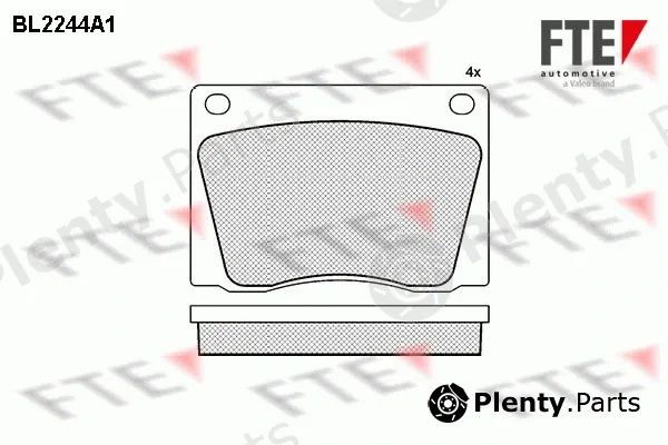 FTE BL2244A1 — Brake Pad Set, disc brake