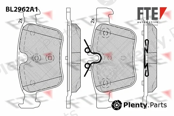FTE 9011205 — Brake Pad Set, disc brake