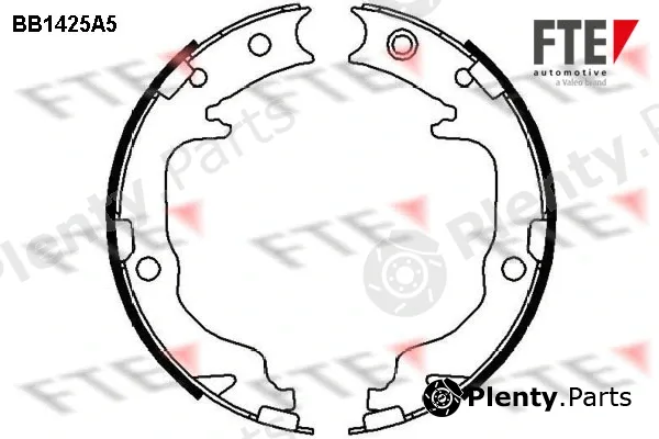 FTE 9100153 — Brake Shoe Set, parking brake