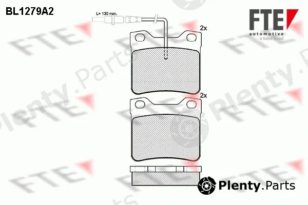 FTE 9010088 — Brake Pad Set, disc brake