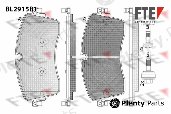 FTE 9011158 — Brake Pad Set, disc brake