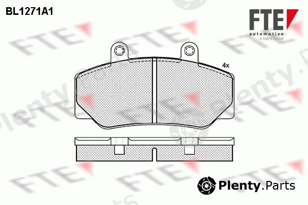 FTE BL1271A1 — Brake Pad Set, disc brake