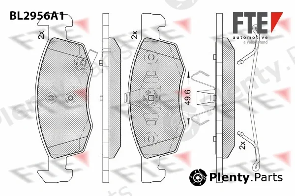 FTE 9011199 — Brake Pad Set, disc brake