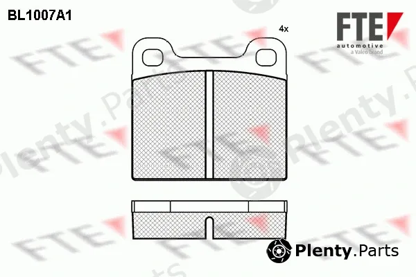 FTE 9010003 — Brake Pad Set, disc brake
