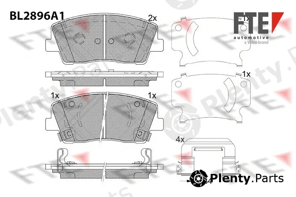FTE 9011137 — Brake Pad Set, disc brake