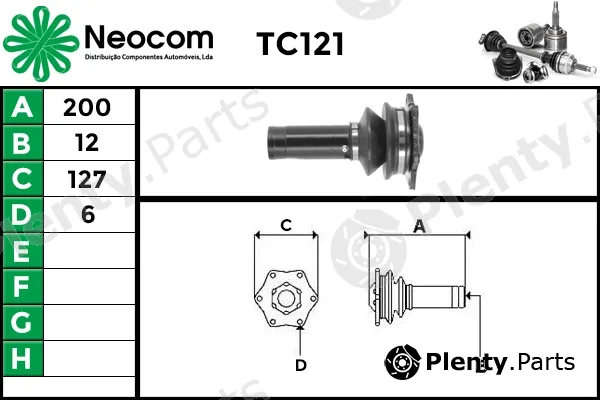 Neocom TC121 — Drive Shaft