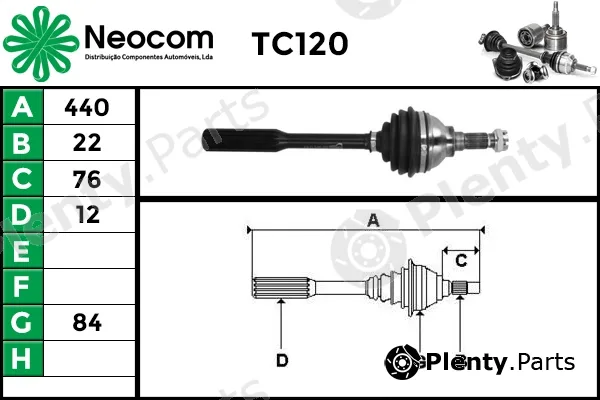 Neocom TC120 — Drive Shaft