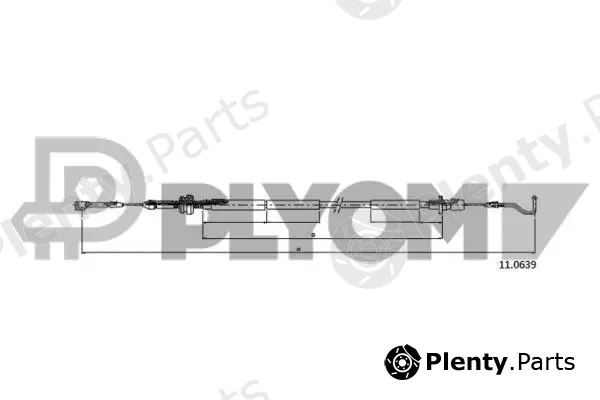Plyom P763119 — Accelerator Cable