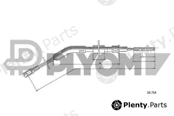 Plyom P762984 — Cable Pull, parking brake
