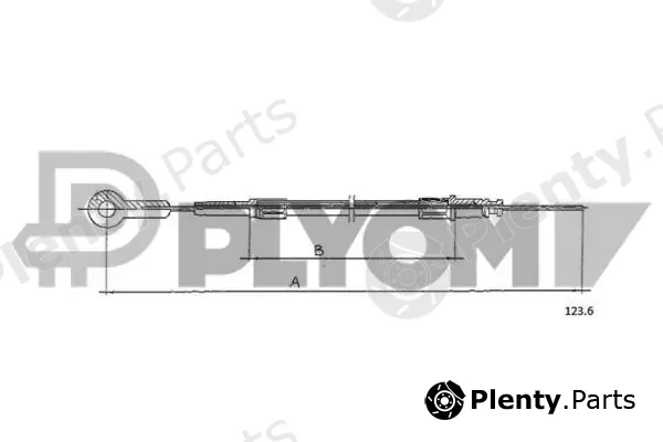 Plyom P761080 — Accelerator Cable
