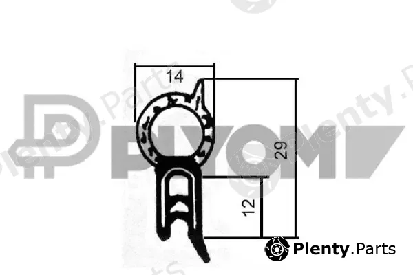 Plyom P011003 — Door Seal
